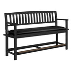 Legacy Billiards The Classic Backed Storage Bench