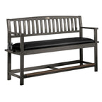 Legacy Billiards The Classic Backed Storage Bench