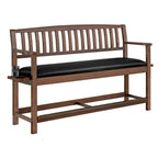 Legacy Billiards The Classic Backed Storage Bench
