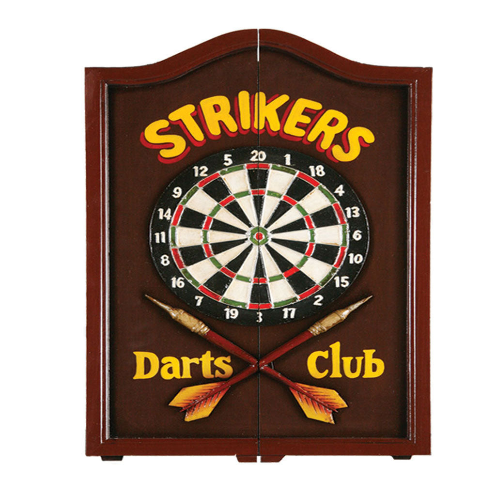 RAM Gameroom Darts Club Dartboard Cabinet